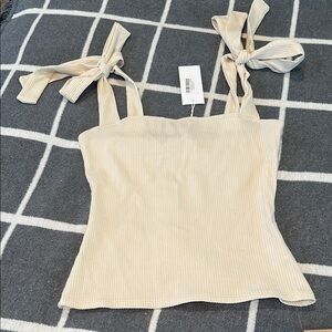 Canon Cream Sleeveless Bustier Camisole